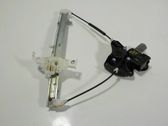 Rear door window regulator with motor