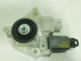 Rear door window regulator with motor