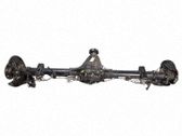 Rear axle beam with reductor
