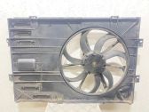 Radiator cooling fan shroud