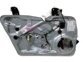 Sliding door window regulator with motor