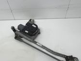 Front wiper linkage and motor