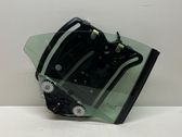 Rear door window regulator with motor