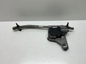 Front wiper linkage and motor