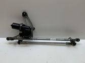 Front wiper linkage and motor