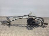 Front wiper linkage and motor