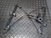 Rear door window regulator with motor