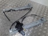 Rear door window regulator with motor