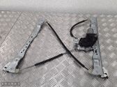 Rear door window regulator with motor
