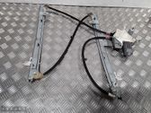 Rear door window regulator with motor