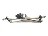 Front wiper linkage and motor