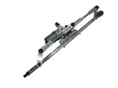 Front wiper linkage and motor