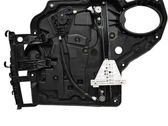 Rear window lifting mechanism without motor