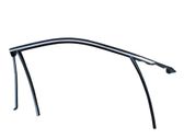 Front door glass trim molding