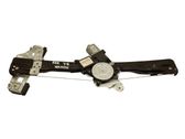 Rear door window regulator with motor