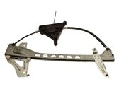 Front window lifting mechanism without motor