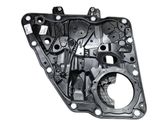 Rear window lifting mechanism without motor