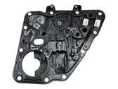 Rear window lifting mechanism without motor