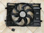 Radiator cooling fan shroud