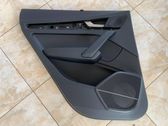 Rear door card panel trim