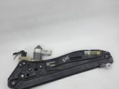 Rear door window regulator with motor