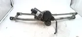 Front wiper linkage and motor