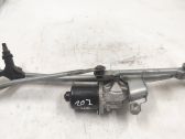 Front wiper linkage and motor