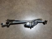 Front wiper linkage and motor
