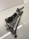 Front wiper linkage and motor