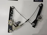 Front door window regulator with motor