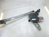 Front wiper linkage and motor