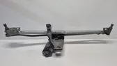 Front wiper linkage and motor