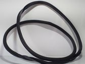 Rubber seal rear door