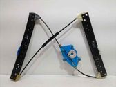 Rear window lifting mechanism without motor