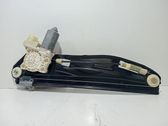 Rear window lifting mechanism without motor