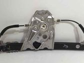 Rear door window regulator with motor