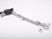 Rear door window regulator with motor