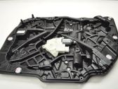 Rear door window regulator with motor