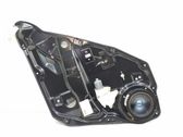 Rear door window regulator with motor