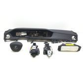 Airbag set with panel