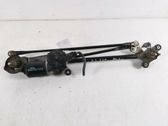 Front wiper linkage and motor