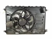 Radiator cooling fan shroud