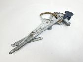 Rear door window regulator with motor