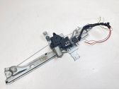 Rear door window regulator with motor