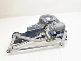 Front wiper linkage and motor