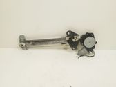 Rear door window regulator with motor