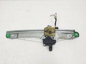 Rear door window regulator with motor