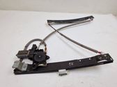 Front door window regulator with motor