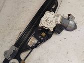 Rear door window regulator with motor