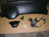 Airbag set with panel